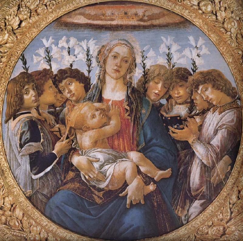 Sandro Botticelli Our Lady of the eight sub angel